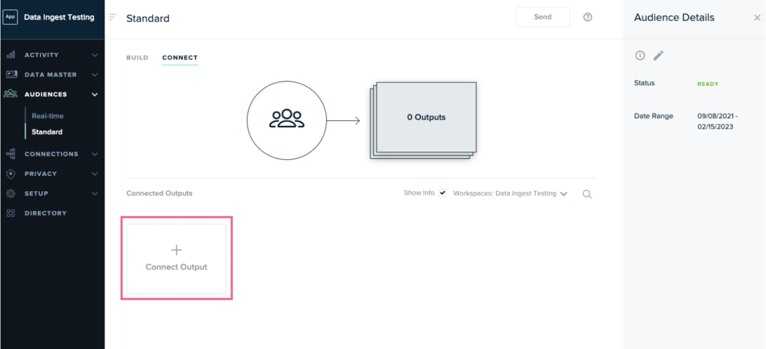 mparticle audience connect page