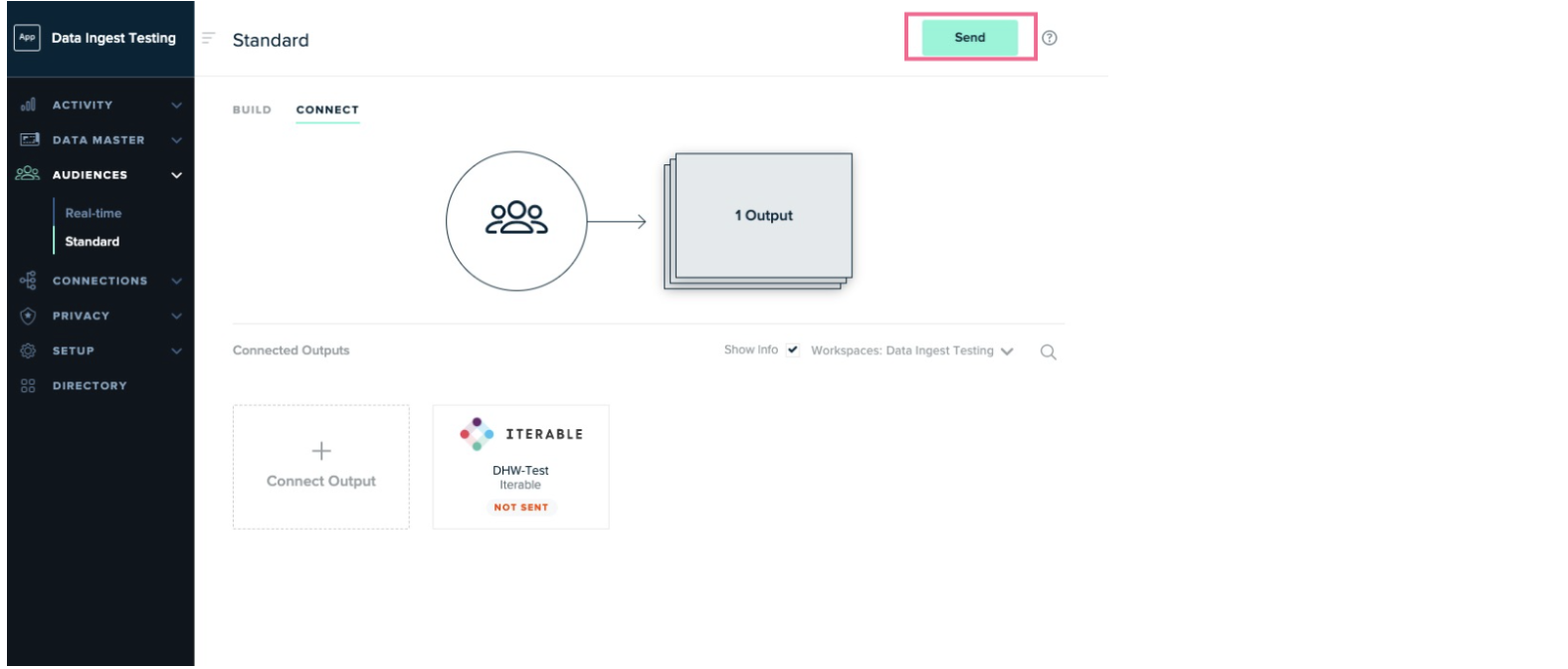 mparticle standard audience page