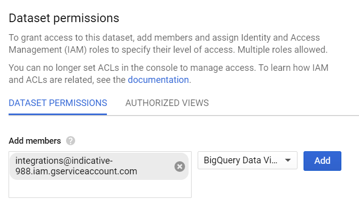 BigQuery Data Viewer