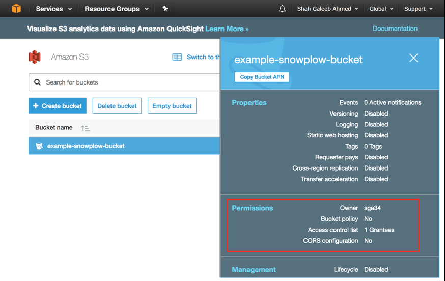 Permissions Tab