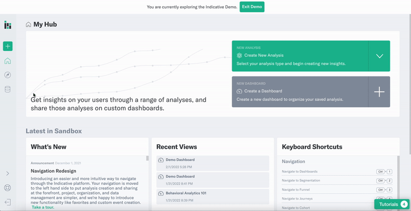 Learn about other functionalities in the demo environment