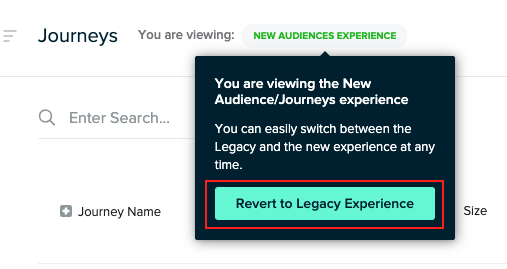 Journeys 2.0 opt-in modal